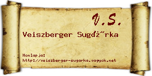 Veiszberger Sugárka névjegykártya